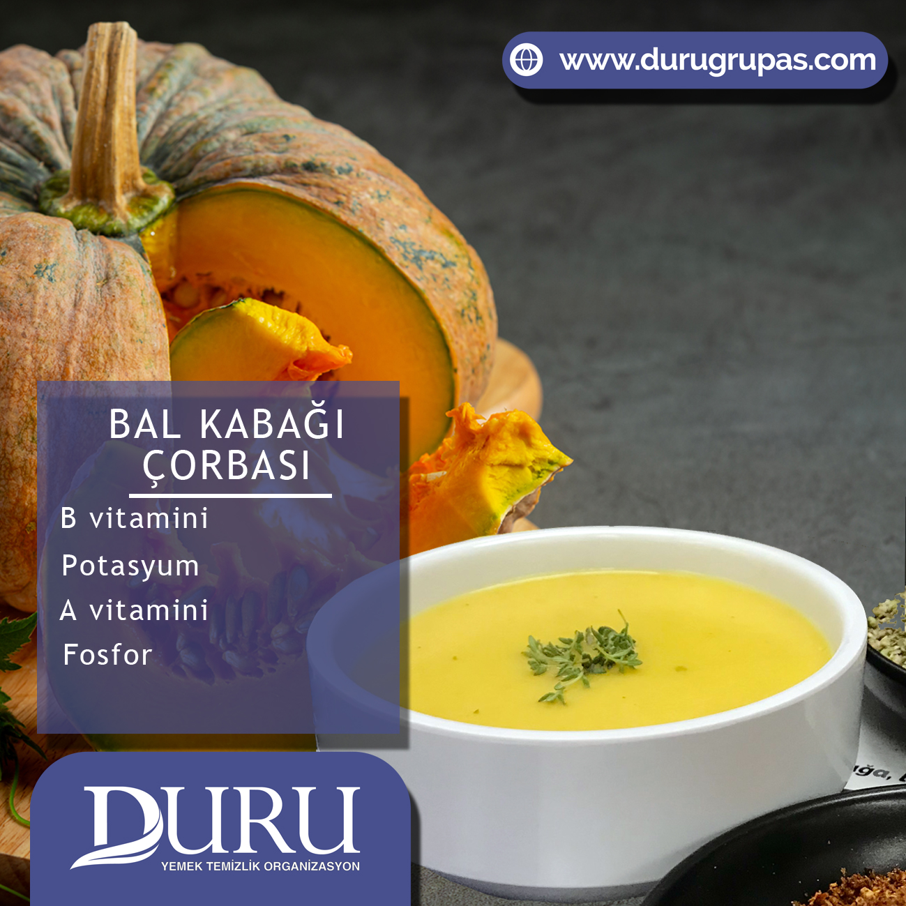 Bal kabağı çorbası