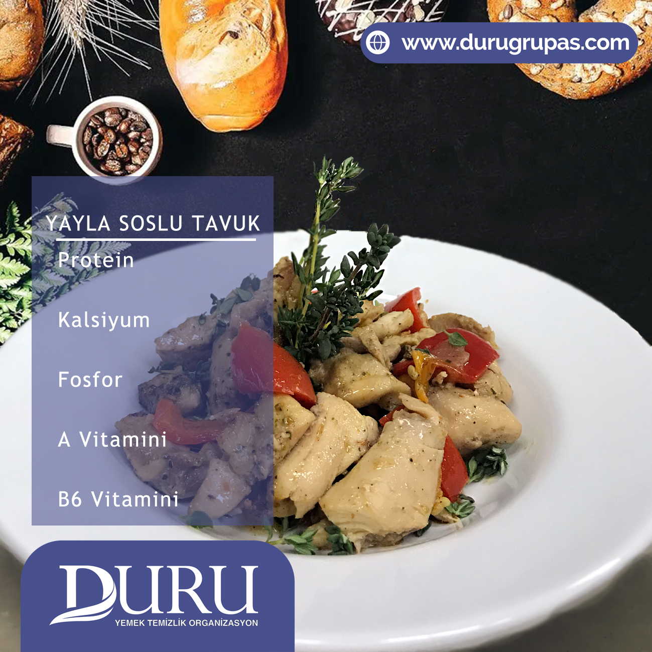 yayla soslu tavuk